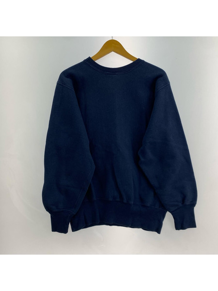 Champion スウェット・トレーナー 90s 刺繍トリコタグ NOTRE DAME ネイビー