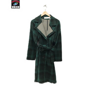 Chloe  See By チェック トレンチコート 緑（34）