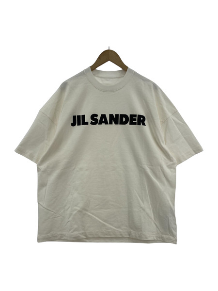 JIL SANDER 23SS オーバーサイズ ロゴTee M ホワイト