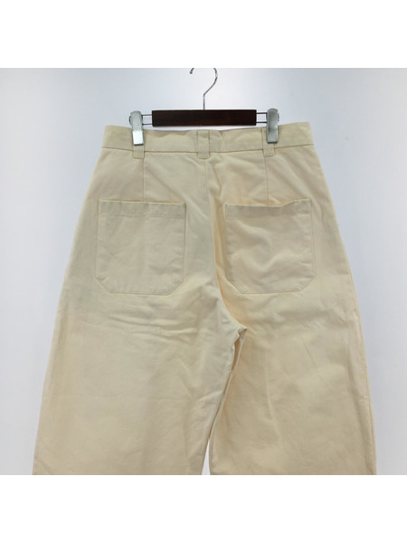 STUDIO NICHOLSON SORTE ピーチコットンツイル ワイドパンツ M アイボリー SNM-351