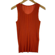 PLEATS PLEASE ソノ他 ノースリーブ オレンジ (3)