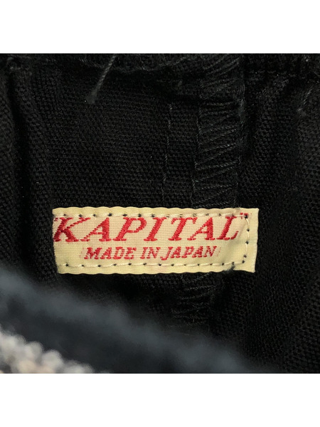 KAPITAL SIRLOIN STRETCH SHIMOKITA SHORTS BLK/S