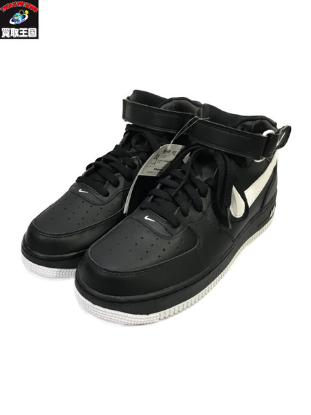 NIKE　AIRFORCE1 MID ハイカットスニーカー 黒 size28