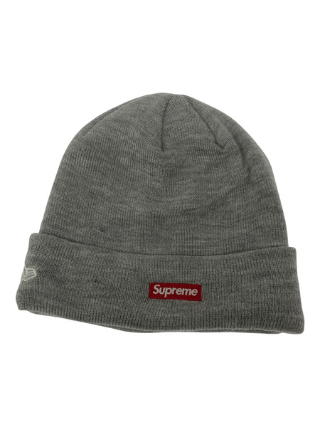 Supreme×NEW ERA 22AW S LOGO Beanie ツノ ニットキャップ グレー