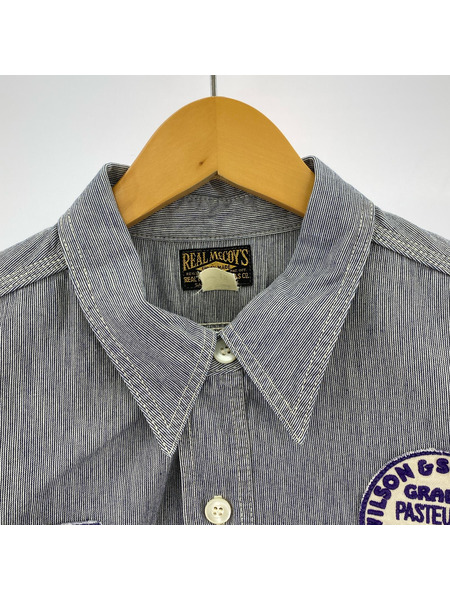 REAL McCOY'S 半袖シャツ ワッペン ワークシャツ 15