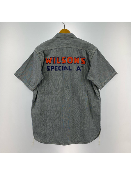 REAL McCOY'S 半袖シャツ ワッペン ワークシャツ 15