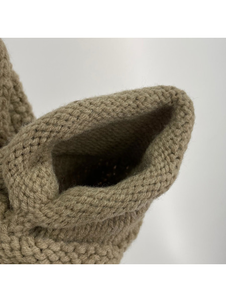 RRL ニット・セーター 90s 三ツ星 ケーブル ベージュ (S)