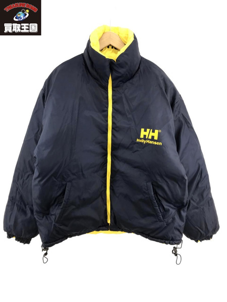 HELLY HANSEN リバーシブルダウンジャケット　黄×青（L）[値下]