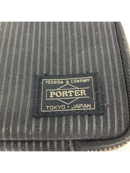 PORTER ドローイング ロングウォレット 長財布 650-09780 ブラック