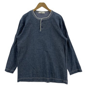 GANRYU 15SS L/S コットンシャツ ブルー L