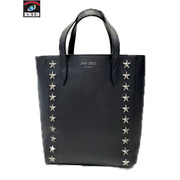 JIMMY CHOO BRIA スタースタッズ 2WAYバッグ ブラック