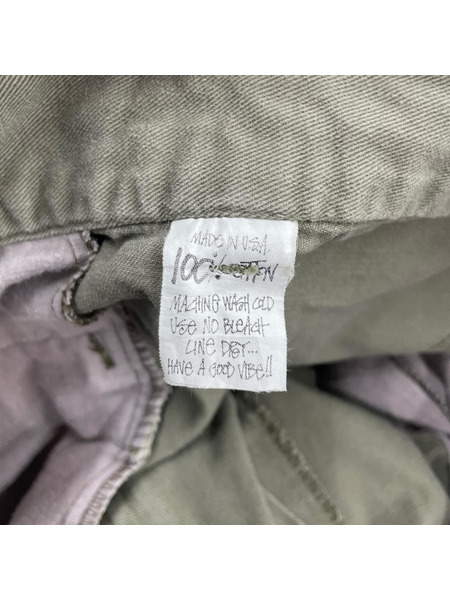 STUSSY パンツ OLD STUSSY 80s USA製 黒タグ パンツ(32) オリーブ系[値下]