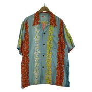 SUN SURF 半袖シャツ アロハシャツ BLU (L)