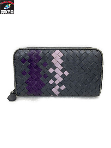 BOTTEGA VENETA イントレチャート ラウンドジップウォレット