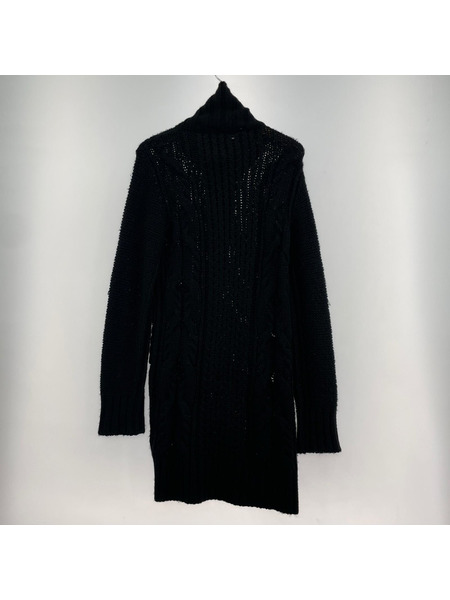 DIESEL カーディガン ロングニットカーディガン S BLK