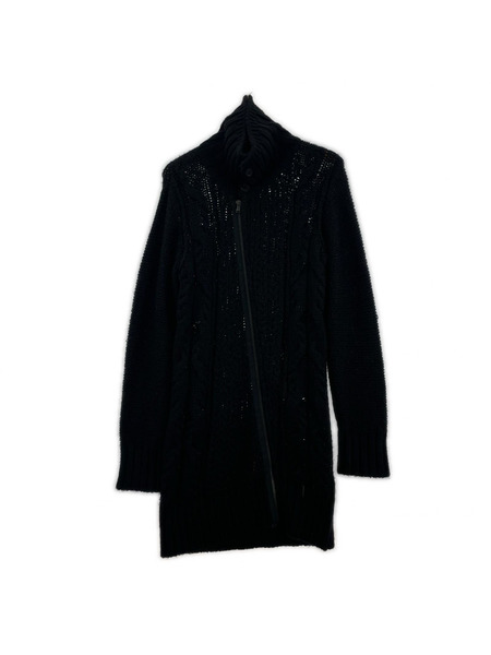 DIESEL カーディガン ロングニットカーディガン S BLK