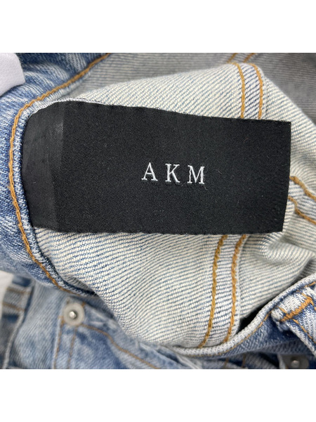 AKM MILITARY TEX PATCHWORK 5POCKET DENIM (W32) P189