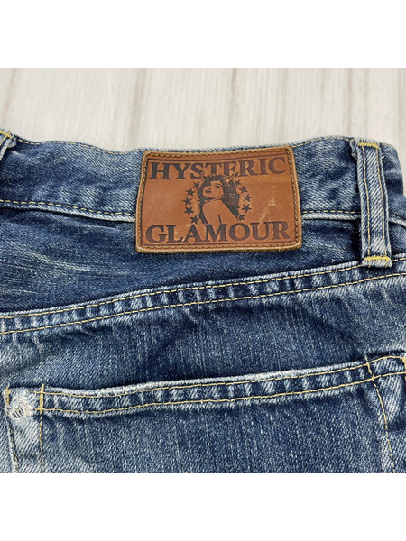 HYSTERIC GLAMOUR NOBU加工 スタッズ ローライズデニム (W30) 0243AP15