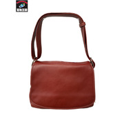 ショルダーバッグ レザーバッグ レッド