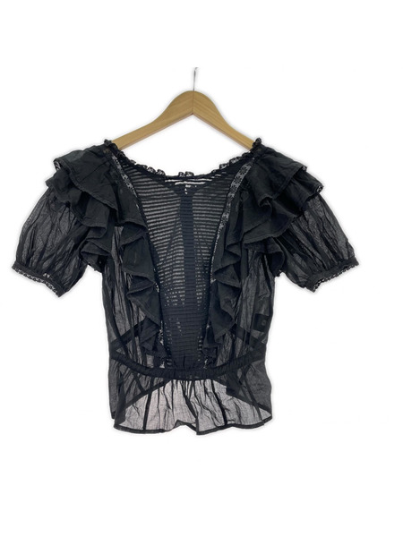 ISABEL MARANT 半袖Tシャツ・カットソー ETOILE/フリル/黒