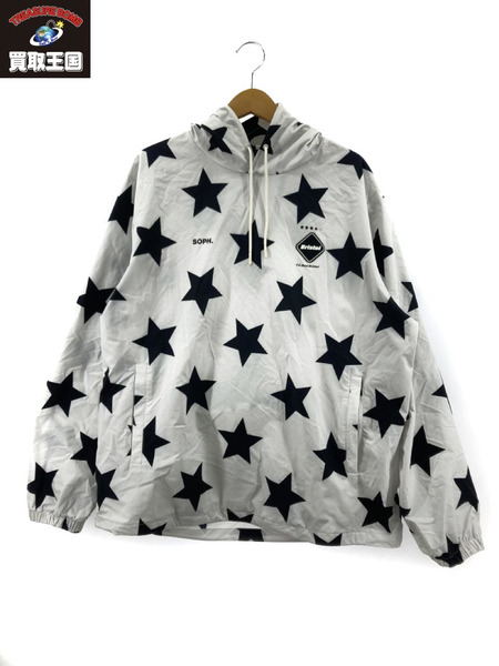 F.C.Real Bristol 23SS ANORAK スター柄 ナイロンアノラック XL FCRB