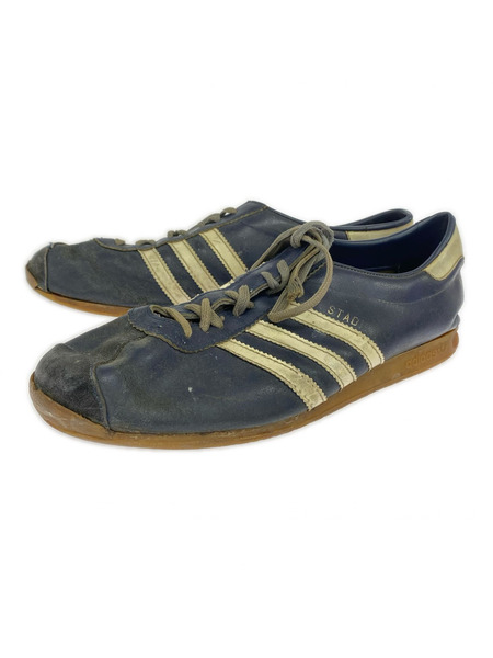 OLD・VINTAGE スニーカー adidas STADION 紺 ルーマニア製