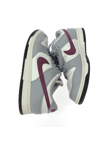 NIKE　DD1503-122 WMNS Dunk Low Grey/Red