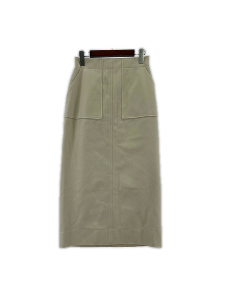 STRAWBERRY-FIELDS ロングスカート タイトスカート/WHT