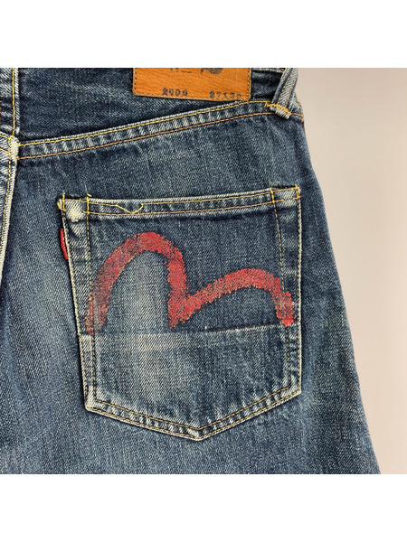 EVISU デニム・ジーンズ NO.2 ストレートデニム (27×35) 紺[値下]