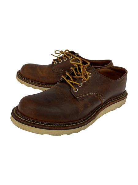 RED WING ワークオックスフォード レザーシューズ (26.0cm) ブラウン