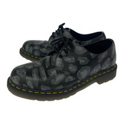 Dr.Martens ブーツ 3ホール Skull Leopard UK8