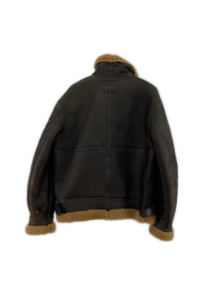 フライトジャケット U.S.SHEEP SKIN B-3 ブラウン M