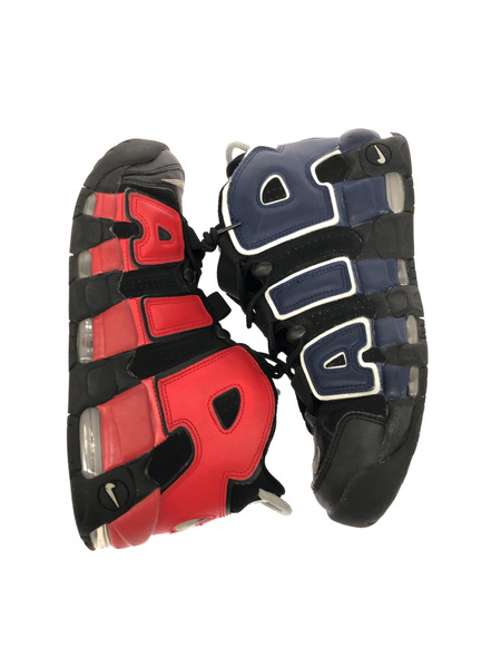 NIKE Air More Uptempo 96 Black and University Red (28.0)