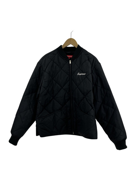 Supreme/Quit Your Job Quilted Work Jaket/M/BLK