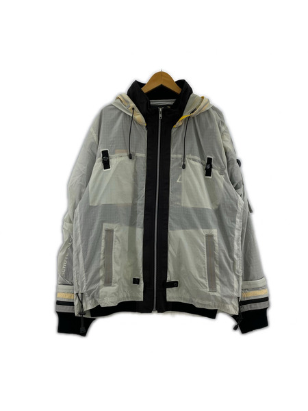 AVIREX ミリタリージャケット COMBINATION SEE THROUGH JACKET