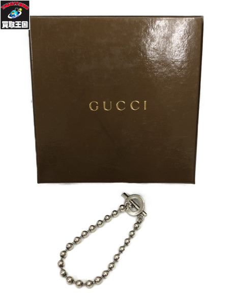 GUCCI　ボールチェーンブレス　925　