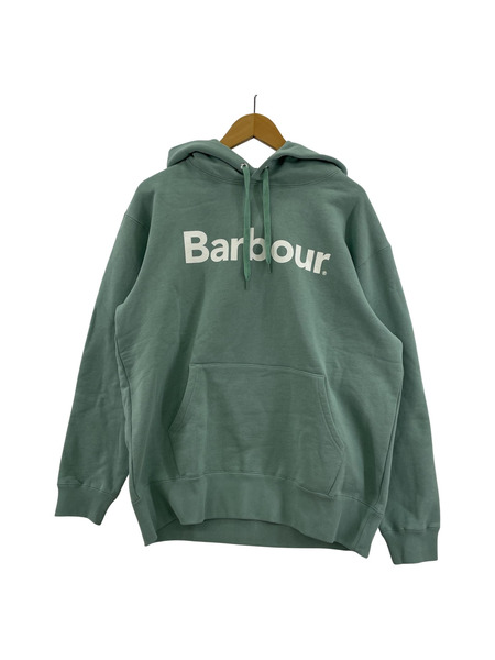 Barbour JAPAN LIMITED Barbourロゴ POパーカー グリーン (M)