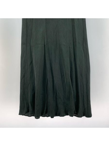 AP STUDIO ロングスカート フィブリルキュプラ スカート/グリーン