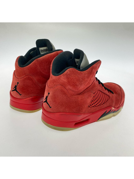 NIKE スニーカー AIR JORDAN 5 RETRO RED SUEDE 136027-602