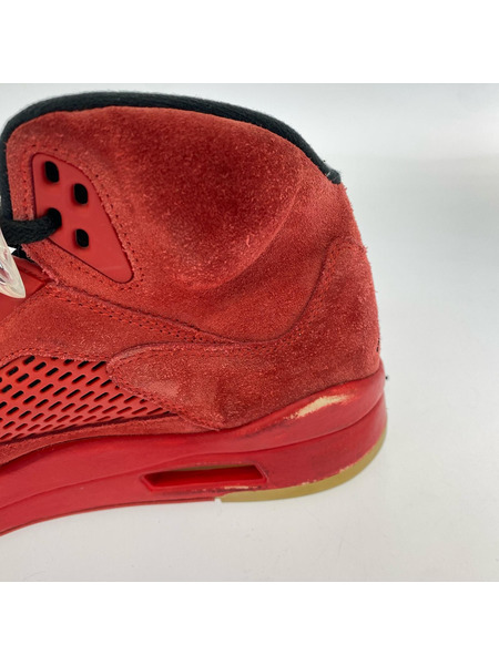 NIKE スニーカー AIR JORDAN 5 RETRO RED SUEDE 136027-602