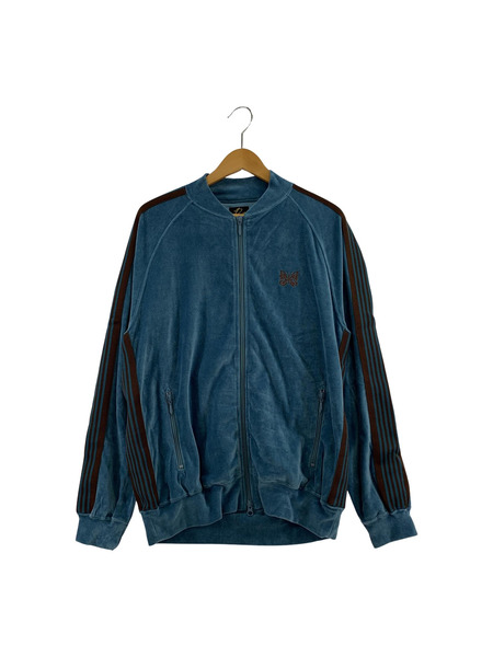 Needles/Velour Track Jacket/MR291/Blue/M