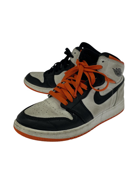 NIKE Nike GS AJ 1 Retro High OG Electro Orange 25.0cm