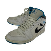 Nike Air Jordan 1 Mid White/Laser blue (27cm)