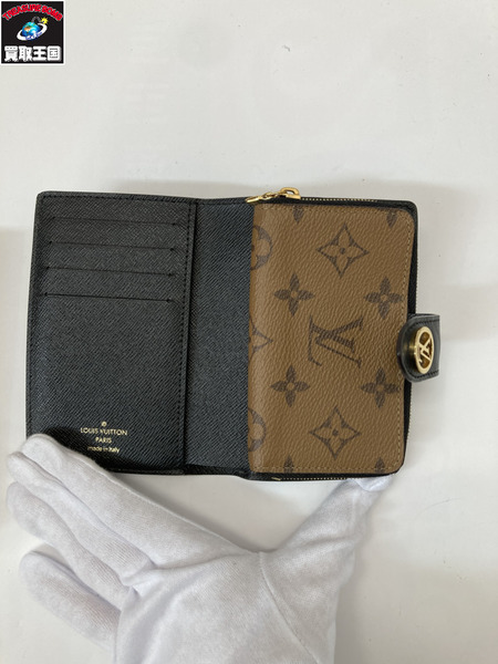 コンパクトウォレット ポルトフォイユ・ジュリエット モノグラム・リバース