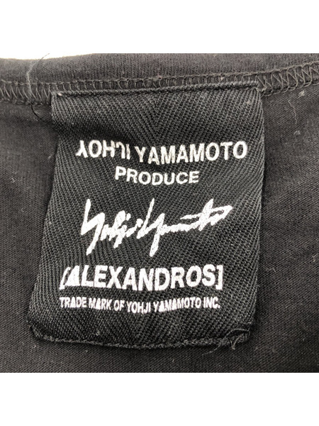 Yohji Yamamoto {Alexandros] S/S TEE (2) ブラック