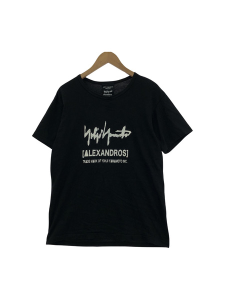 Yohji Yamamoto {Alexandros] S/S TEE (2) ブラック