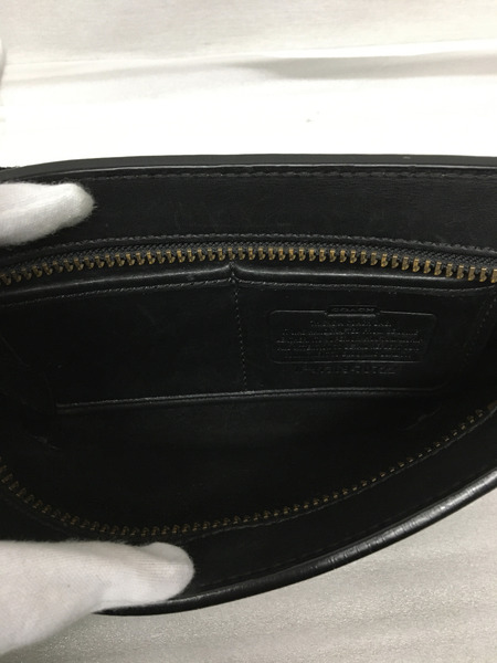 COACH コーチ レザー　ウエストバッグ　黒　70722