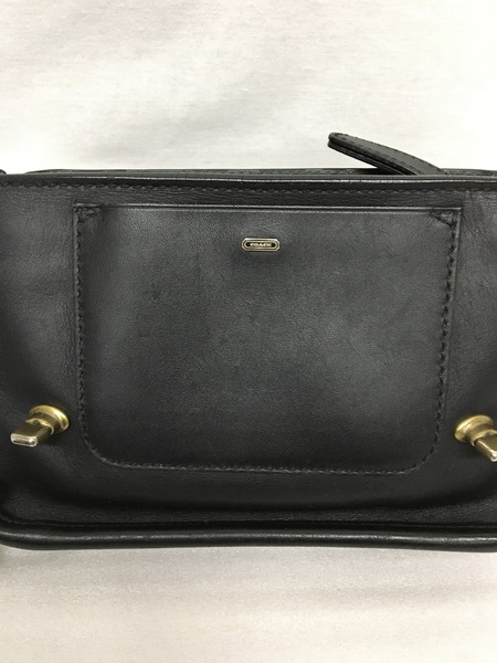 COACH コーチ レザー　ウエストバッグ　黒　70722