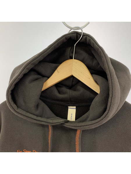 SHINYA KOZUKA ORDINARY GIANT HOODIE M ブラウン