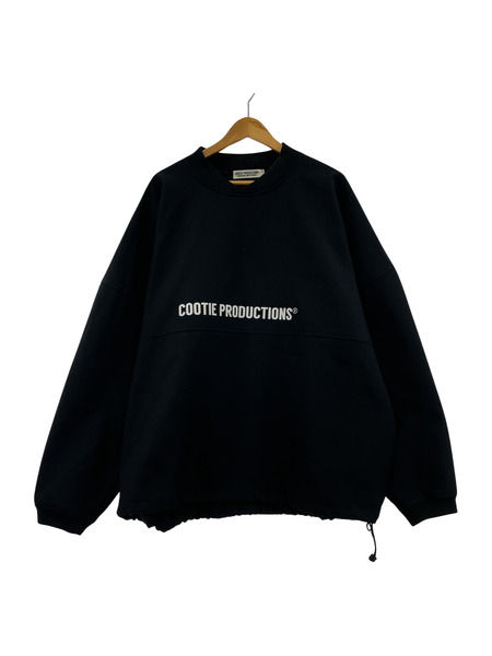 COOTIE POLYESTER TWILL FOOTBALL L/S TEE L ブラック